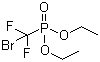 溴氟甲基膦酸二乙酯分子结构 (CAS 65094-22-6)