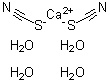 硫氰酸钙盐四水合物分子结构 (CAS 65114-14-9)