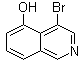 4-溴-5-异喹啉醇分子结构 (CAS 651310-41-7)