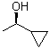 (R)-1-环丙基乙醇分子结构 (CAS 6516-09-2)