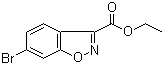 structure of CAS# 651780-27-7, Ethyl 6-bromobenzisoxazole-3-carboxylate;Ethyl 6-bromobenzo[d]isoxazole-3-carboxylate; 6-Bromobenzo[d]isoxazole-3-carboxylic acid ethyl ester