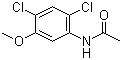 N-(2,4-二氯-5-甲氧基苯基)乙酰胺分子结构 (CAS 65182-98-1)