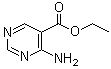 4-氨基嘧啶-5-羧酸乙酯分子结构 (CAS 65195-35-9)