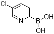 5-氯吡啶-2-硼酸分子结构 (CAS 652148-91-9)
