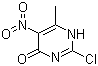 2-氯-6-甲基-5-硝基-4(1H)-嘧啶酮分子结构 (CAS 65224-66-0)