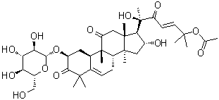 葫芦素 2-O-beta-D-葡糖苷分子结构 (CAS 65247-27-0)