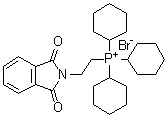 三环己基[2-(1,3-二氢-1,3-二氧代-2H-异吲哚-2-基)乙基]溴化鏻分子结构 (CAS 65273-50-9)