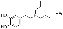 N,N-二丙基多巴胺氢溴酸盐分子结构 (CAS 65273-66-7)