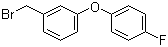 3-(4-氟苯氧基)溴化苄分子结构 (CAS 65295-58-1)