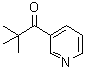 3-三甲基乙酰基吡啶分子结构 (CAS 65321-29-1)