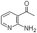 结构式 CAS# 65326-33-2, 2-氨基-3-乙酰基吡啶