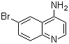 4-氨基-6-溴喹啉分子结构 (CAS 65340-73-0)