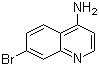 4-氨基-7-溴喹啉分子结构 (CAS 65340-74-1)
