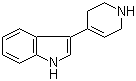 3-(1,2,3,6-四氢吡啶-4-基)-1H-吲哚分子结构 (CAS 65347-55-9)