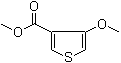 structure of CAS# 65369-22-4, 4-Methoxy-3-thiophenecarboxylic acid methyl ester;Methyl 4-methoxythiophene-3-carboxylate