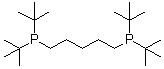 1,5-双(二叔丁基膦基)戊烷分子结构 (CAS 65420-68-0)