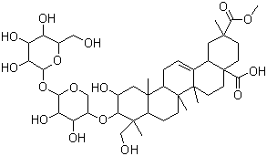 商陆皂苷甲分子结构 (CAS 65497-07-6)