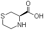 (3R)-硫代吗啉甲酸分子结构 (CAS 65527-54-0)