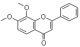 7,8-二甲氧基黄酮分子结构 (CAS 65548-54-1)
