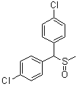 1,1'-[(甲基亚磺酰)亚甲基]二[4-氯苯]分子结构 (CAS 65632-81-7)