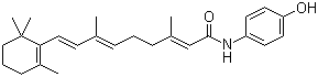 维甲酰酚胺分子结构 (CAS 65646-68-6)