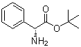 (2R)-氨基(苯基)乙酸叔丁酯分子结构 (CAS 65715-93-7)