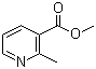 2-甲基烟酸甲酯分子结构 (CAS 65719-09-7)