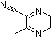 3-甲基-2-吡嗪甲腈分子结构 (CAS 65735-15-1)