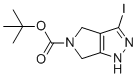 叔-丁基3-碘-4,6-二氢吡咯并[3,4-c]吡唑-5(1H)-羧酸酯分子结构 (CAS 657428-55-2)