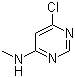 6-氯-N-甲基-4-嘧啶胺分子结构 (CAS 65766-32-7)