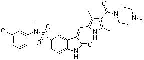 SU 11274分子结构 (CAS 658084-23-2)