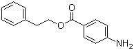 4-氨基苯甲酸 2-苯乙基酯分子结构 (CAS 65849-70-9)
