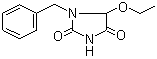 1-苄基-5-乙氧基海因分子结构 (CAS 65855-02-9)
