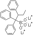三苯基正丁基硼酸锂分子结构 (CAS 65859-86-1)