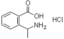结构式 CAS# 658683-12-6, 2-(1-氨基乙基)苯甲酸盐酸盐