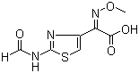 (Z)-2-(2-甲酰氨基噻唑-4-基)-2-甲氧亚氨基乙酸分子结构 (CAS 65872-43-7)