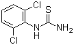 2,6-二氯苯基硫脲分子结构 (CAS 6590-91-6)