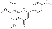 4',5,7,8-四甲氧基黄酮分子结构 (CAS 6601-66-7)
