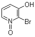 structure of CAS# 6602-29-5, 2-Bromo-3-hydroxypyridine 1-oxide;2-Bromo-3-pyridinol 1-oxide