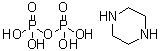 哌嗪单焦磷酸盐分子结构 (CAS 66034-17-1)