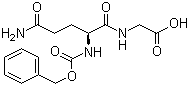 N-苄氧羰基-L-谷氨酰胺酰甘氨酸分子结构 (CAS 6610-42-0)
