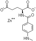 对甲氨基苯甲酰-L-谷氨酸锌分子结构 (CAS 66104-81-2)