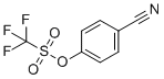 4-氰基苯基三氟甲烷磺酸酯分子结构 (CAS 66107-32-2)