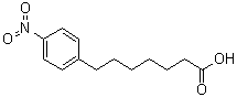 4-硝基苯庚酸分子结构 (CAS 66147-99-7)