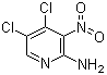 4,5-二氯-3-硝基吡啶-2-胺分子结构 (CAS 662116-67-8)