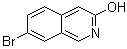 7-Bromo-3-hydroxyisoquinoline molecular structure (CAS 662139-46-0)