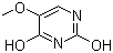 5-甲氧基-2,4-二羟基嘧啶分子结构 (CAS 6623-81-0)