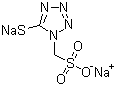 5-巯基-1,2,3,4-四氮唑-1-甲基磺酸双钠盐分子结构 (CAS 66242-82-8)