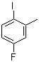 5-氟-2-碘甲苯分子结构 (CAS 66256-28-8)