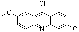7,10-二氯-2-甲氧基苯并[b]-1,5-萘啶分子结构 (CAS 6626-40-0)